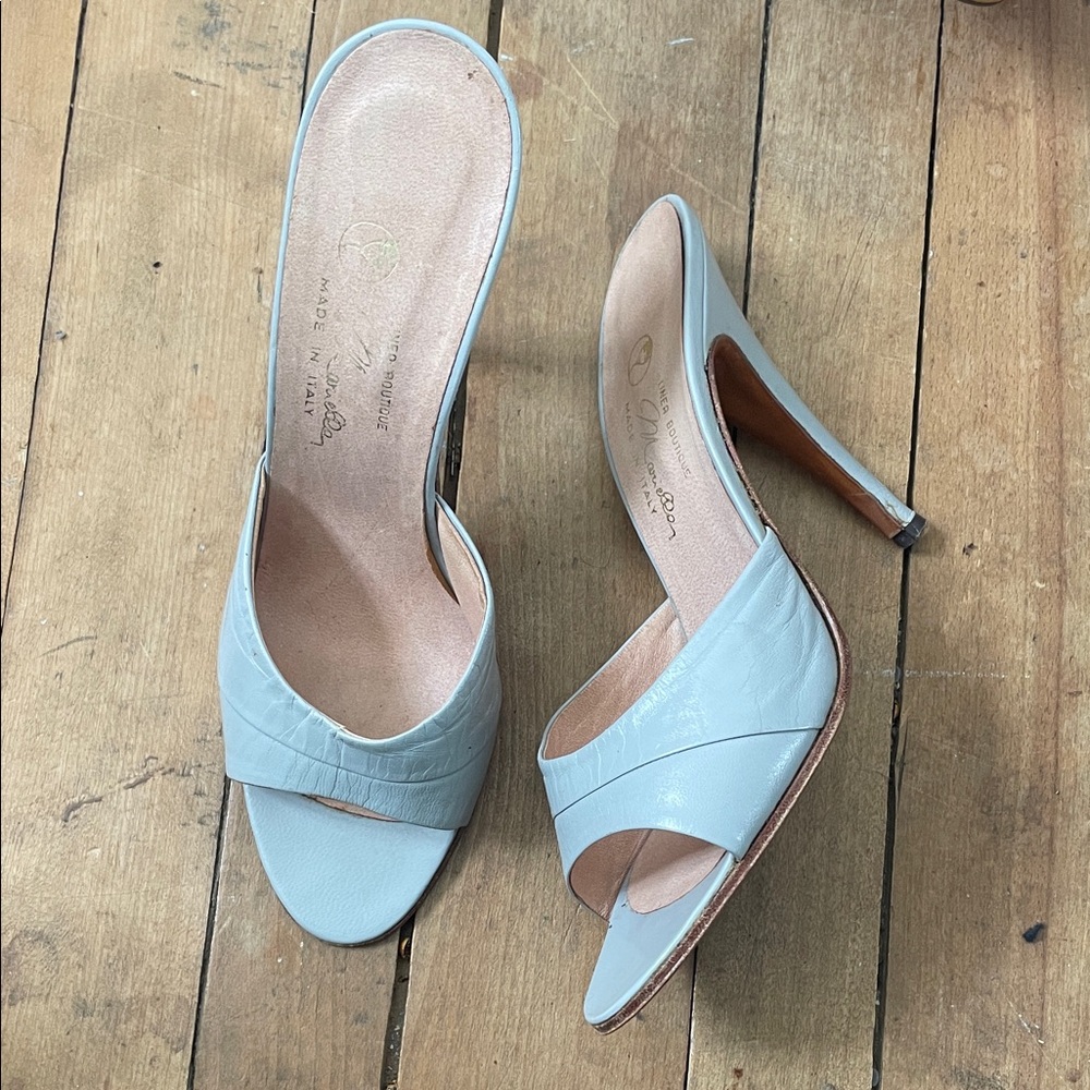 New vintage light grey Women’s Slip-On High Heels